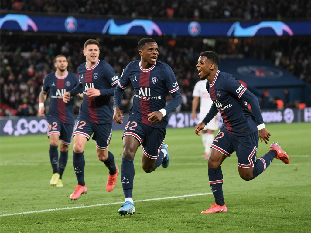 巴黎圣日耳曼以4-2豪取晋级资格，不仅向